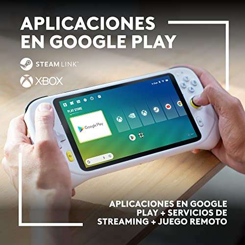 Logitech G Cloud Gaming Handheld Pantalla, Táctil 1080P de 7 in, diseño ligero, Xbox Cloud Gaming, NVIDIA GeForce NOW, Google Play