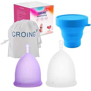 2 copas menstruales Croing (S y L)