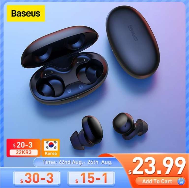 Baseus-auriculares inalámbricos W11 TWS (Desde España)