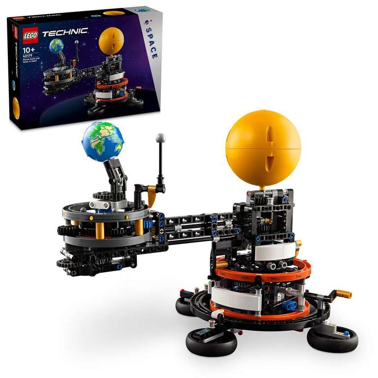 LEGO Technic Planeta Tierra y Luna en Órbita