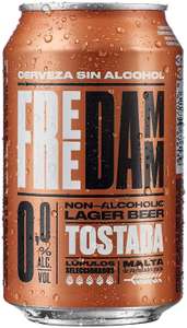 72x Free Damm Cerveza Tostada 0.0 Sin Alcohol