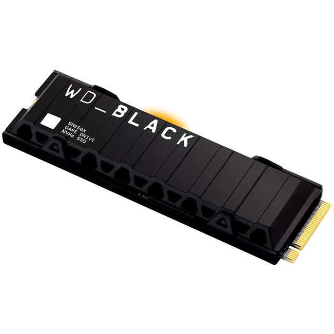 Western Digital Black SN850X SSD 1TB con Disipador - M.2 NVMe PCIe 4.0 Compatible PS5
