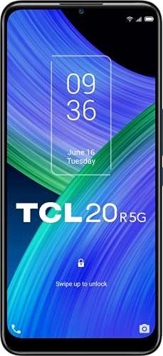 TCL 20 R 5G 128GB - Smartphone de 6.52" HD+ con NXTVISION (MediaTek Dimensity 700 5G, 4GB/128GB Ampliable MicroSD, Dual SIM