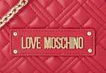 Love Moschino Borsa Quilted Pu Rosso Bandolera Mujer Azul (Blu Denim)