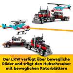 LEGO Creator 3-en-1 Camión Plataforma con Helicóptero