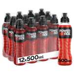 Powerade Bebida Isotónica Blood Orange, Sin Gluten y Refrescante - Pack de 12 Botellas de 500ml