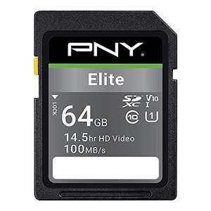 PNY Elite Memoria Flash 64 GB SDXC Clase 10 UHS-I