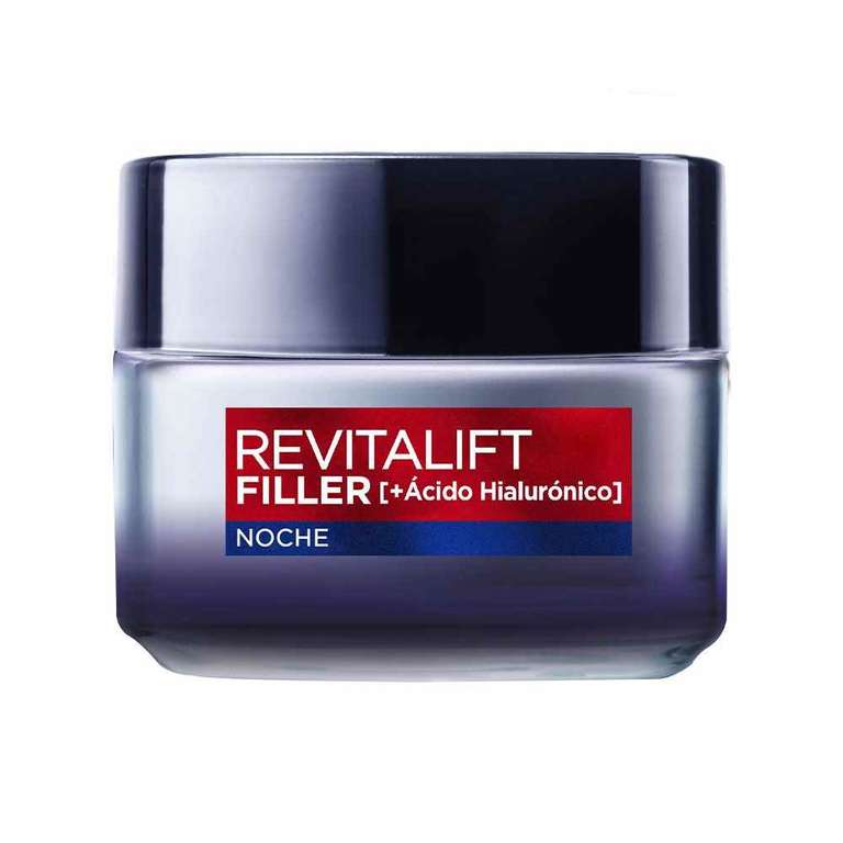 Cosmética Facial L'Oréal Paris REVITALIFT FILLER ácido hialurónico noche voluminizadora