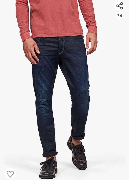 G-STAR RAW 3301 Regular Tapered Jeans Vaqueros para Hombre (Varias tallas)
