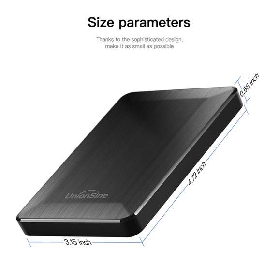 UnionSine-disco duro externo portátil HDD de 2,5 USB 3.0 desde 9,29€ varias capacidades Chollometro