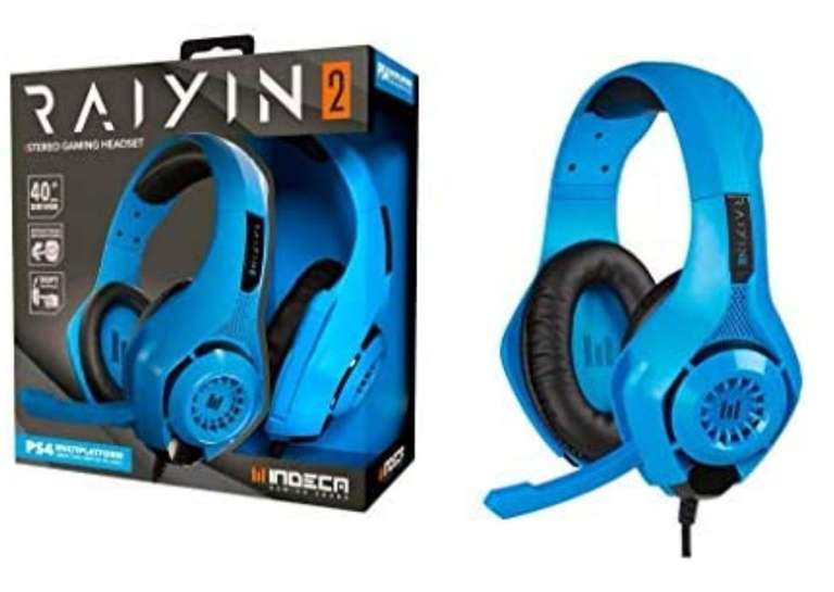 Auriculares gaming New Raiyin 2.0 azules. Auriculares ergonómicos con Sonido estéreo y micrófono
