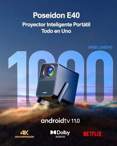 ULTIMEA Poseidon E40. Proyector Android TV 11.0
