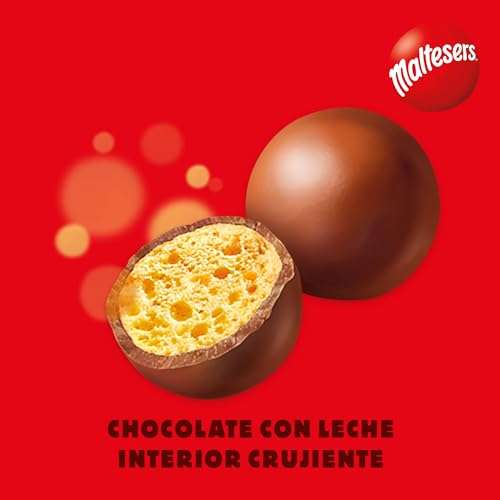 Pack de 24 x 68gr. Maltesers Snack en Bolitas de Leche Malteada recubiertas de Chocolate con leche
