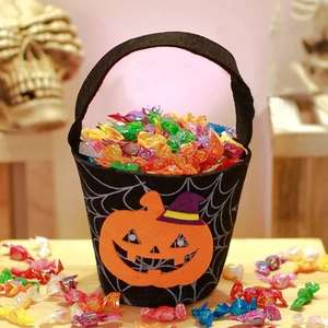 Bolsa de galletas de caramelo de plástico para Halloween