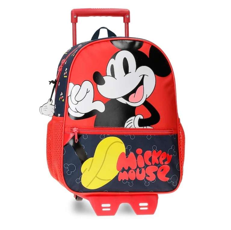 Mochila Disney Mickey Mouse Fashion 33cm con carro