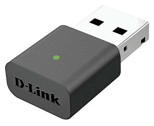 D-Link DWA-131 - Adaptador USB de Red WiFi (N 300, USB 2.0, Compatible Windows, Mac OS, Linux, WPS, encriptación WPA2) Negro