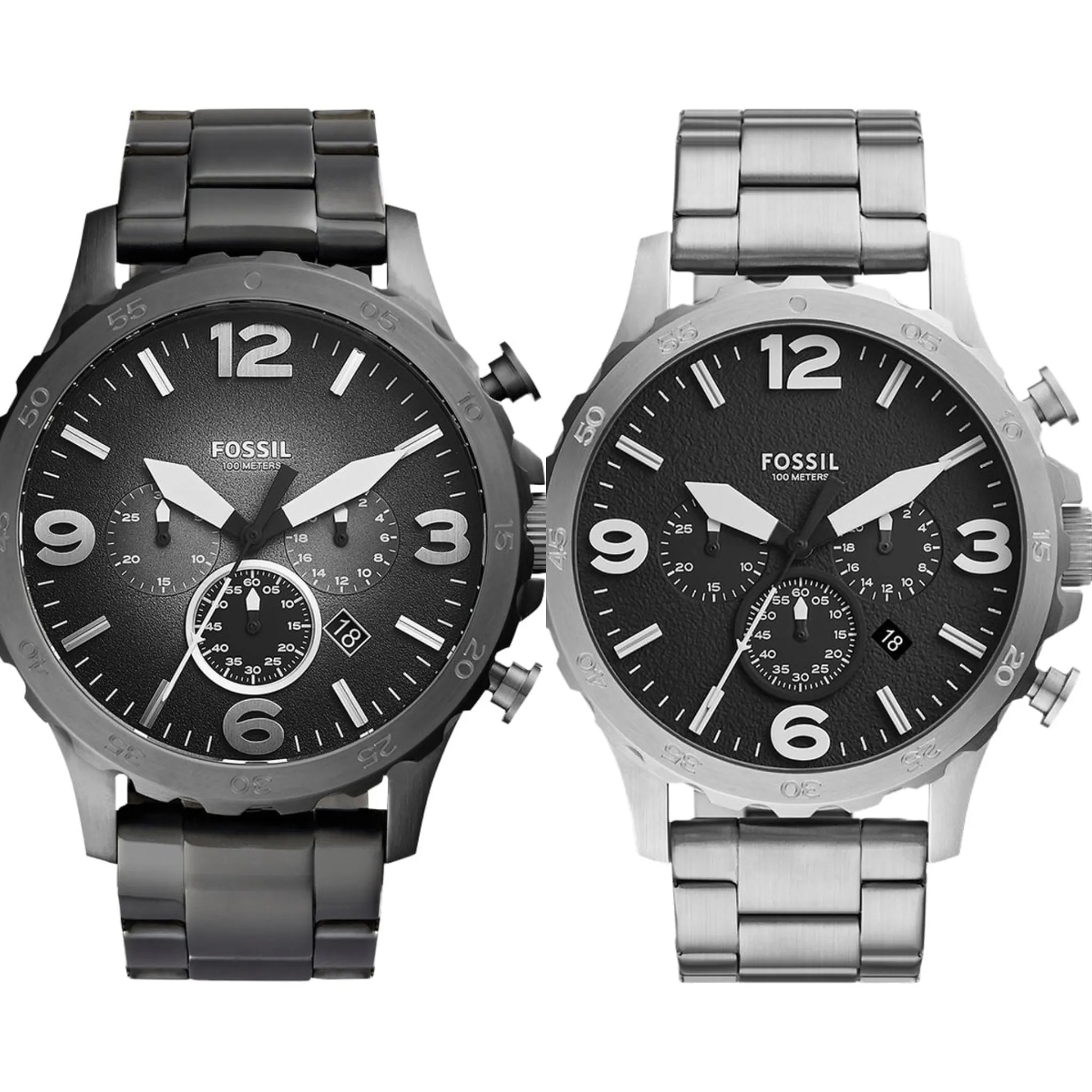 Fossil Reloj de cuarzo de acero - Cronógrafo