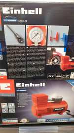 Einhell Compresor de aire para coche CC-AC 12V (manómetro de 18 bar máx., 3  adaptadores) » Chollometro