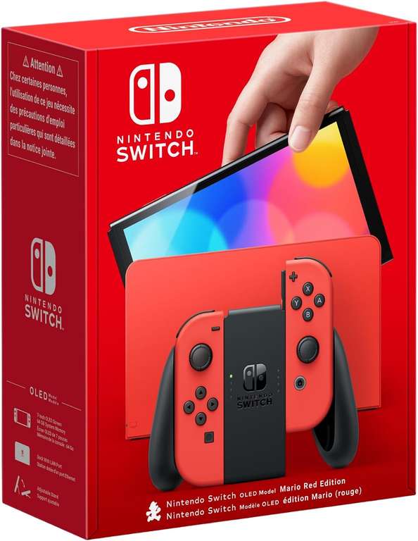 Consola Nintendo Switch OLED Mario Edición - Versión JP [253€ Nuevo Usuario]