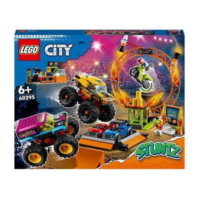 Set de Juguete con 2 Camiones Monster Truck Espectáculo Acrobático: Arena LEGO City Stuntz