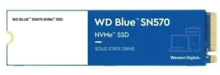 WD Blue SN570 2TB SSD M.2 PCIe Gen3 x4 NVMe [72,67€ NUEVO USUARIO]
