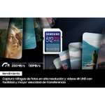 Samsung PRO Ultimate Tarjeta de Memoria SD, 256 GB, Lectura 200 MB/s, Escritura 130 MB/s, UHS-I, C10, U3, V30, 4K UHD