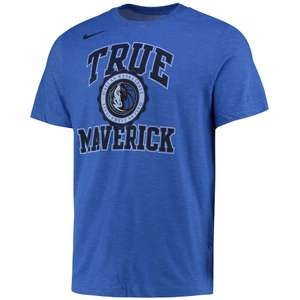 Camiseta Nike Mantra de los Dallas Mavericks - Game Royal - Hombres