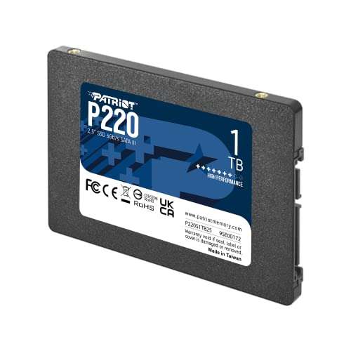 Patriot 1TB P220 SSD 550 MB /s