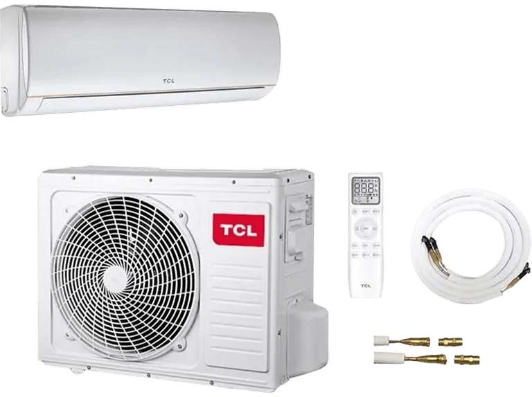 Aire acondicionado - TCL TAC-12CHSD/XA71I,Split 1x1,3000 fg/h,2940 kcal/h, Inverter,Bomba de calor,Blanco