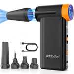 AD51 - Plumero de aire comprimido de 2000 mAh, con 8 velocidades ajustables, 106770 RPM con pantalla