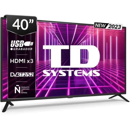 TV LED 101,6 cm (40") TD Systems K40DLC17F, Full HD + CUPÓN DE 35,82€