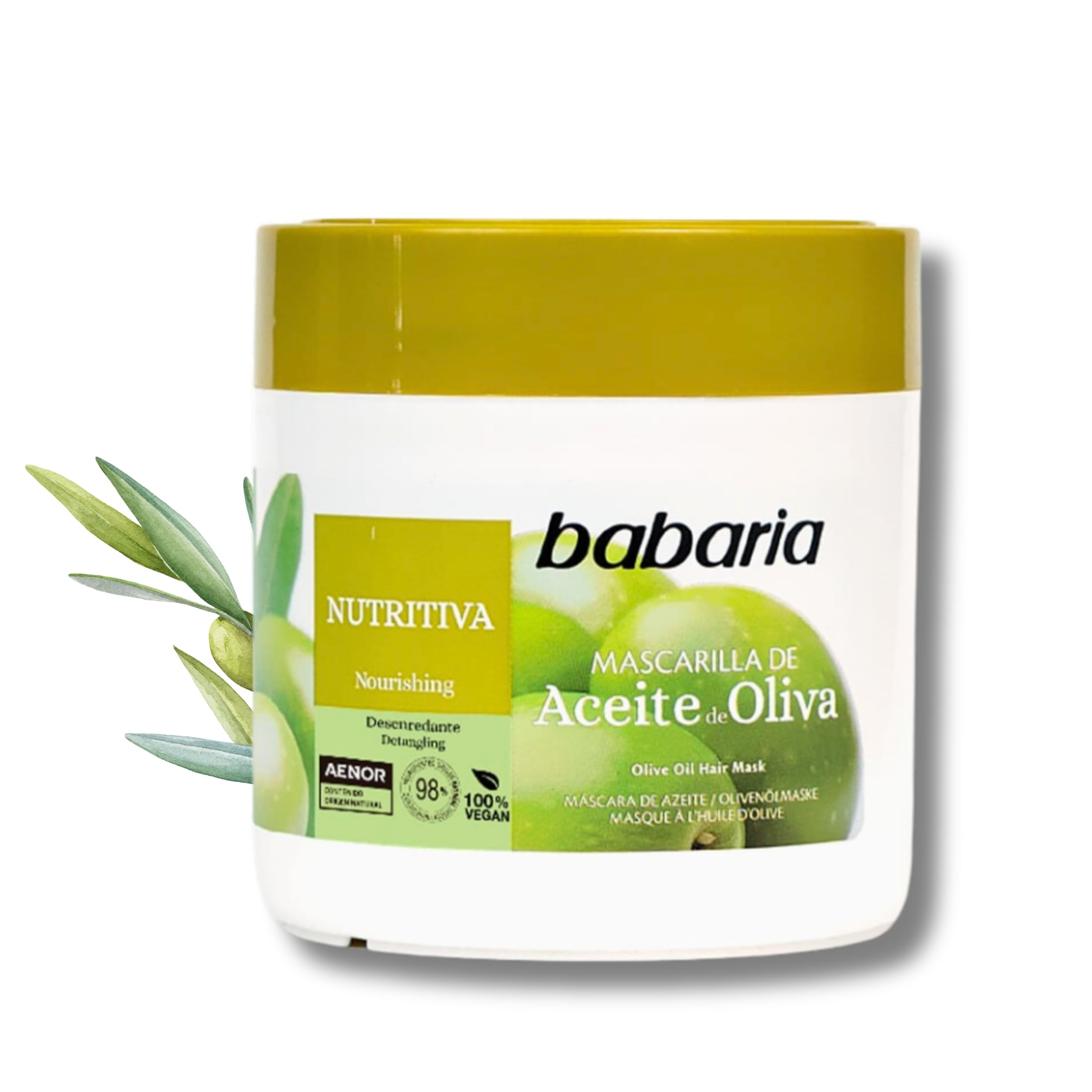 Babaria – Mascarilla Capilar De Aceite De Oliva – 400 Ml (compra recurrente 2,27€)