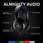 SteelSeries Arctis Nova 1P - Auriculares para juegos multisistema - Controladores Hi-Fi - Audio espacial 360° - Almohadillas de espuma -