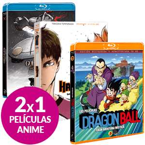 2x1 en películas de Anime en Blu Ray desde 9€