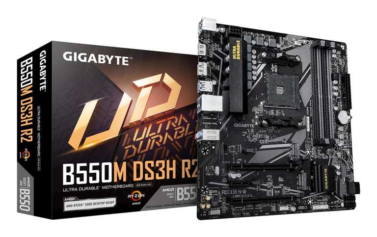 Imagen de Placa Base GIGABYTE B550M DS3H R2
