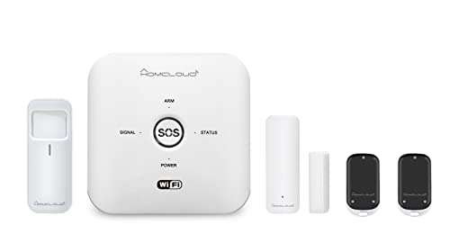 Kit antirrobo inalámbrico 10G Homcloud Wi-Fi + gsm, Blanco