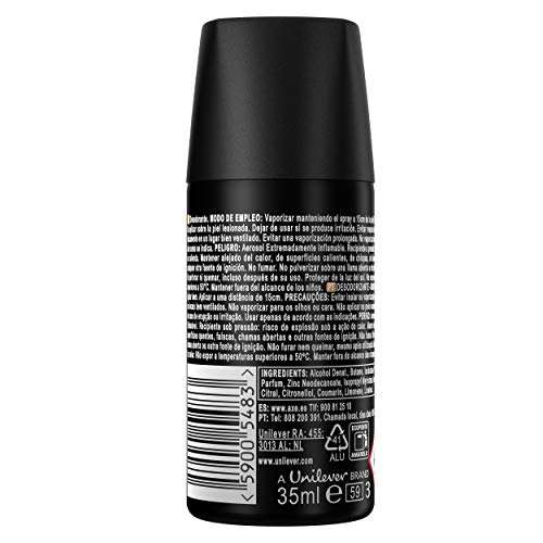 Axe Desodorante Dark Temptation 35ml - Pack de 12 (compra recurrente 11,40€)