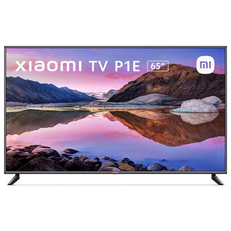 TV LED 65" - TV P1E 65 XIAOMI, UHD 4K, CPU A55 de 4 núcleos, hasta 1,5 GHz, GPU Mali G52, DVB-T2 (H.265)Sí, Negro