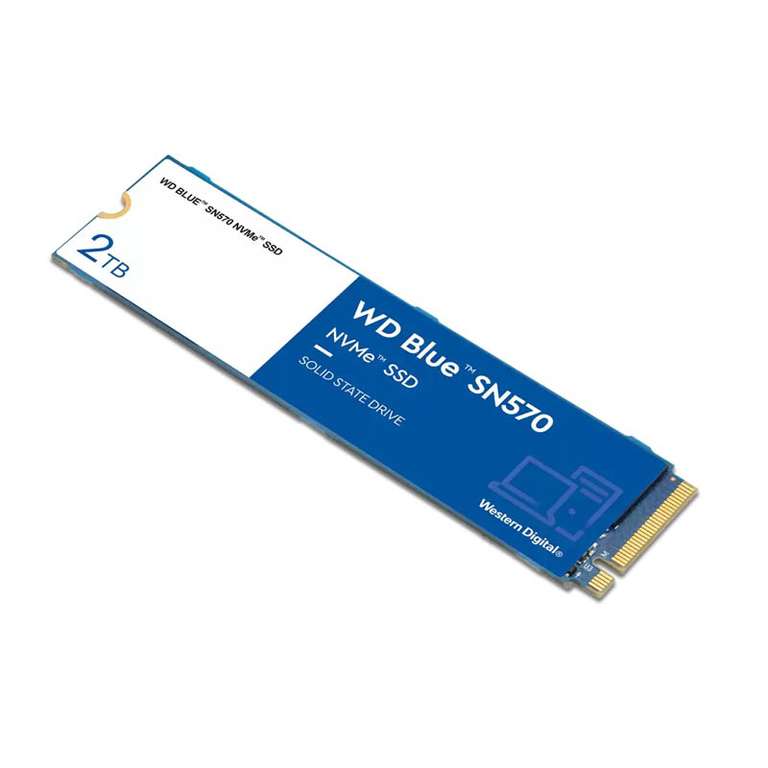 Western Digital Blue SN570 2TB NVMe Gen3 - Disco Duro M.2 (500GB 38,95)
