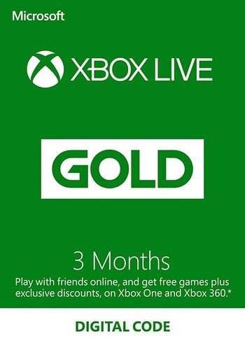 Suscripción Xbox Live Gold 3 meses / 50 días Game Pass Ultimate