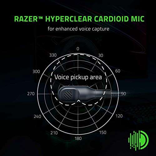 Razer BlackShark V2 X - Auriculares Gaming (Auriculares con cable con controlador de 50 mm, supresión de ruido