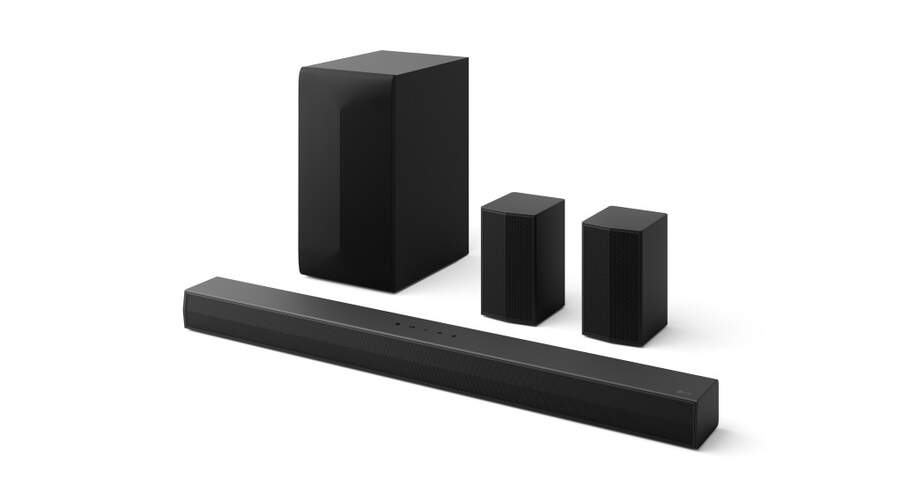 Barra de Sonido 5.1 LG S60TR 440W (Subwoofer inalámbrico, altavoces traseros, Dolby Digital, DTS Digital Surround, Bluetooth, HDMI ARC)