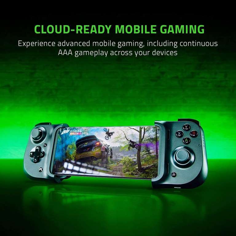 Razer Kishi para Android (Xbox Game Pass) - Controlador de Juegos para teléfonos, conexión USB-C