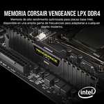 Corsair VENGEANCE LPX 16GB, 2x8GB, DDR4 3200MHz C16 Módulos de Memoria de Alto Rendimiento, Negro (Igualando PC Componentes)