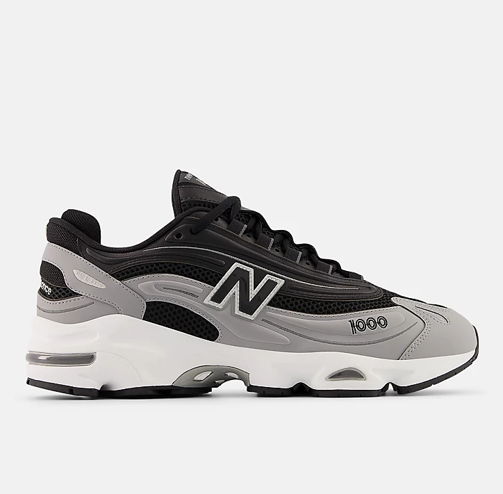 Zapatillas new balance - SLATE GREY con BLACK y White - tallas 37,5 a 47,5
