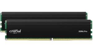 Crucial Pro RAM DDR4 32GB Kit (2x16GB) 3200MH, Intel XMP 2.0, Memoria RAM de Escritorio - CP2K16G4DFRA32A