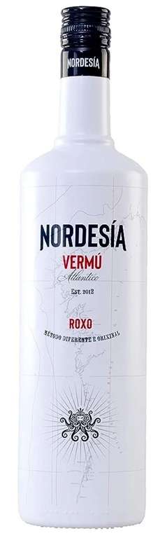 Nordesía Vermú Branco o Roxo - Bebida Gallega con Vino y Aguardiente, Botella Premium de 1L