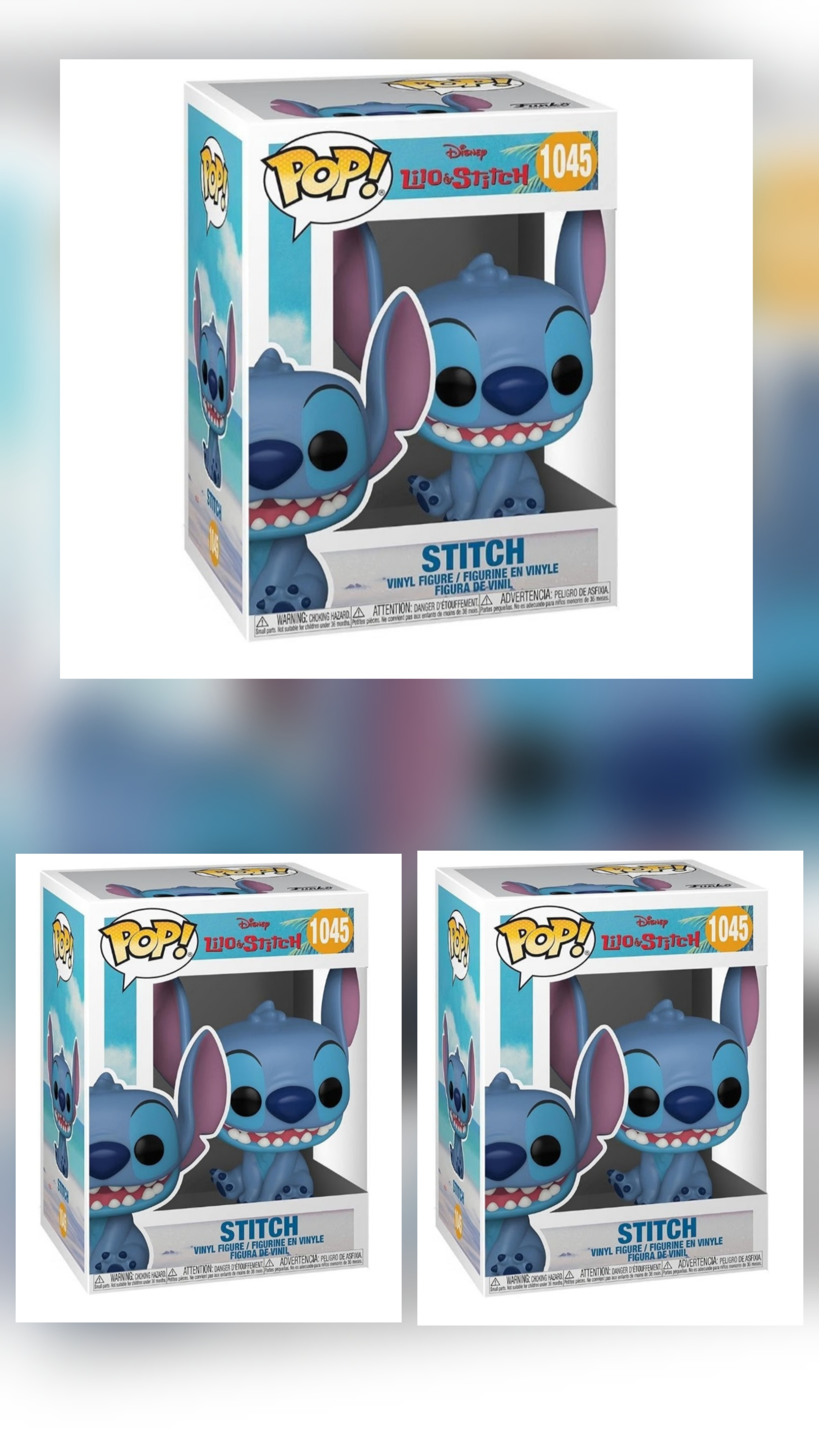 3 funkos de Stitch