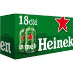 HEINEKEN Cerveza rubia Lager pack 18 latas