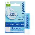 3 x Liposan Hydro Care FPS 15 (1 x 4,8 g), cacao de labios con 24 horas de hidratación, con protección solar [Unidad 1'07€]